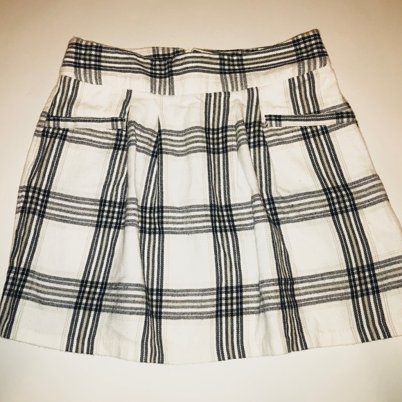 Old Navy black and white plaid skirt Girls Fall Back to School Uniform Size 12 - Picture 1 of 11